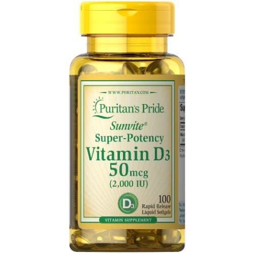 Puritan pride Vitamin D3 50mcg